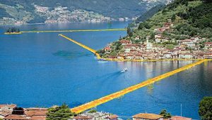 Floating Piers nel lago d'iseo